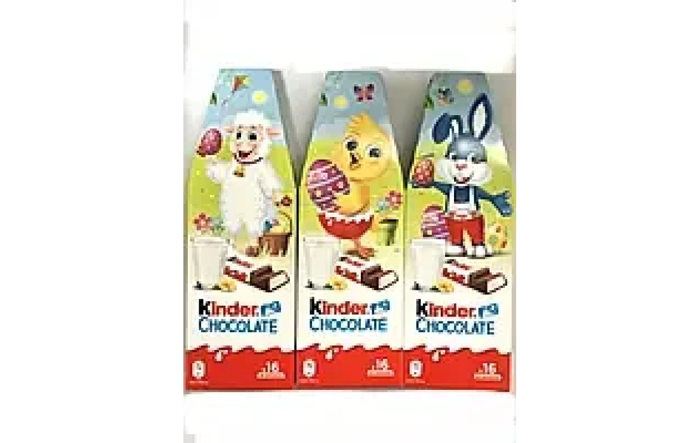 Пасхальний набор шоколадок Киндер Kinder Chocolate (16x 12.5г) 200 г Германия