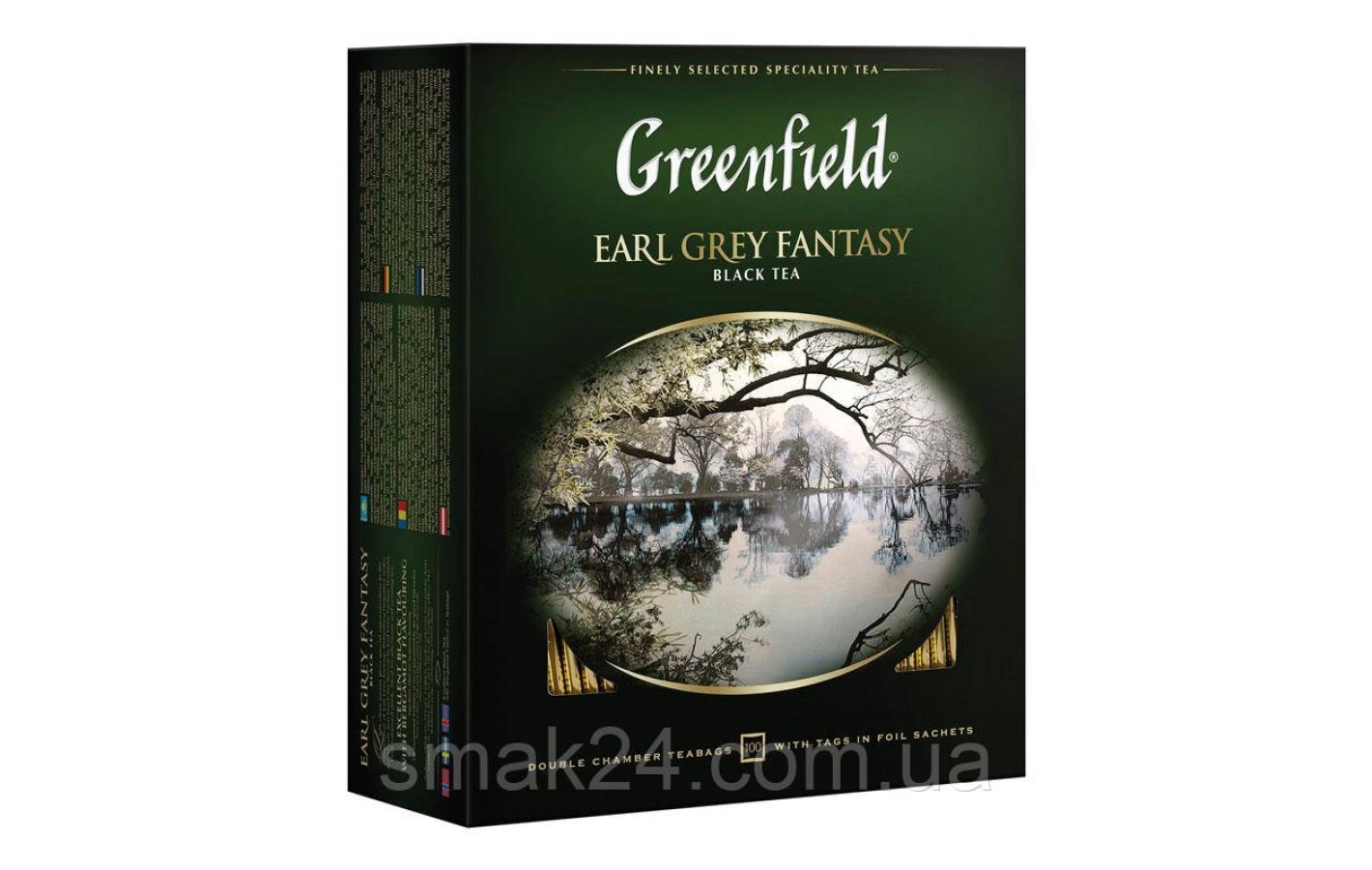 Чай черный листовай байховый с бергамотом Greenfield «Earl Grey Fantasy» (50пакетиков х 2г) 100г