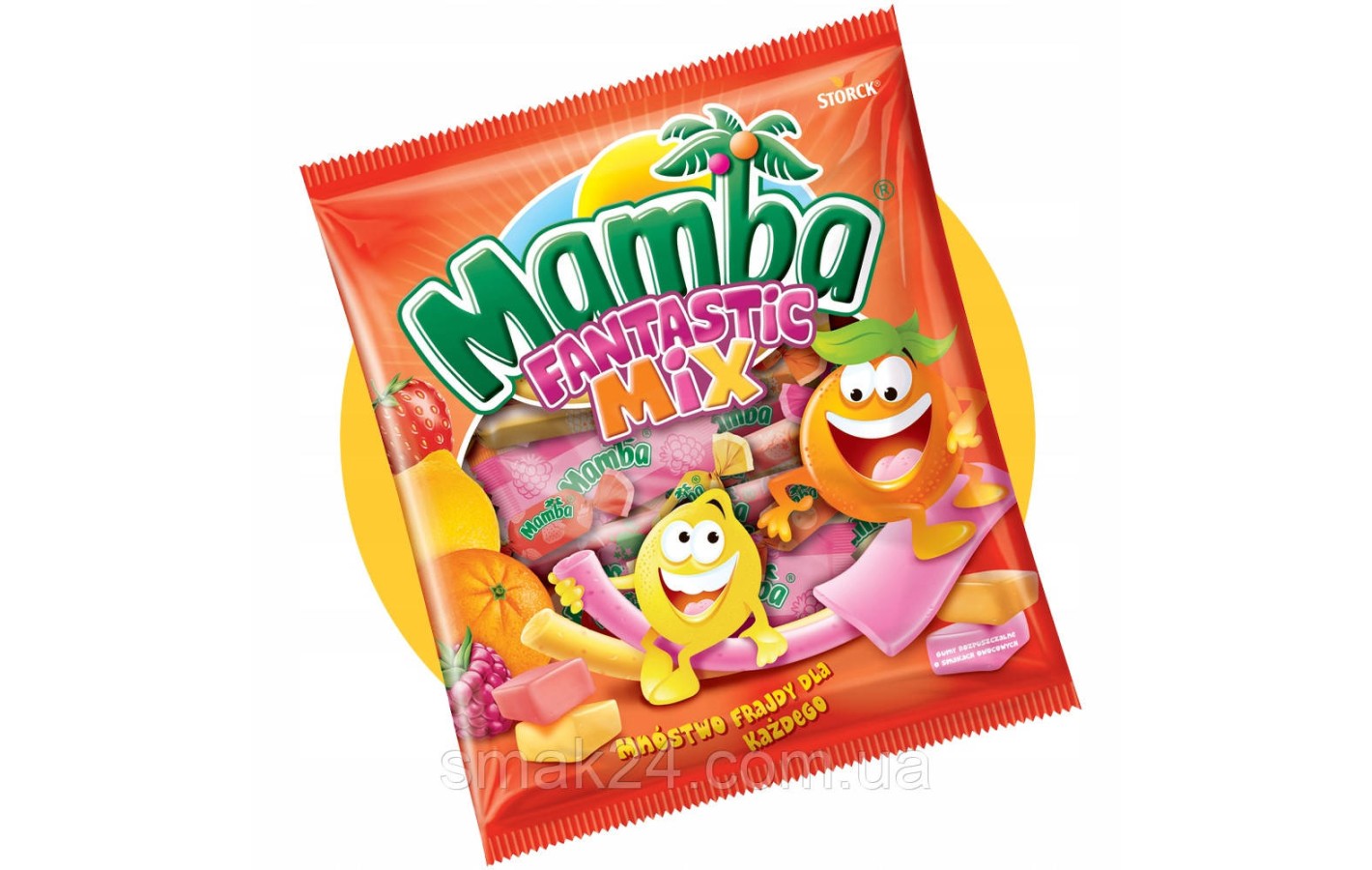 Жевательные конфеты Fantastic Mix Mamba, 140г Германия