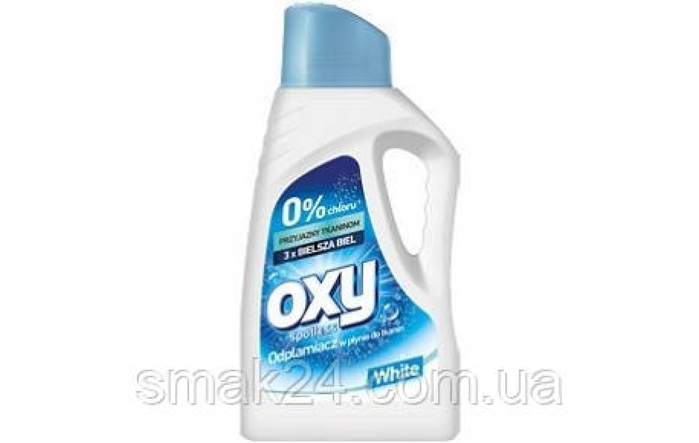 Отбеливатель для белого белья Oxy  Spotless White 0% хлора 1,5л Польша