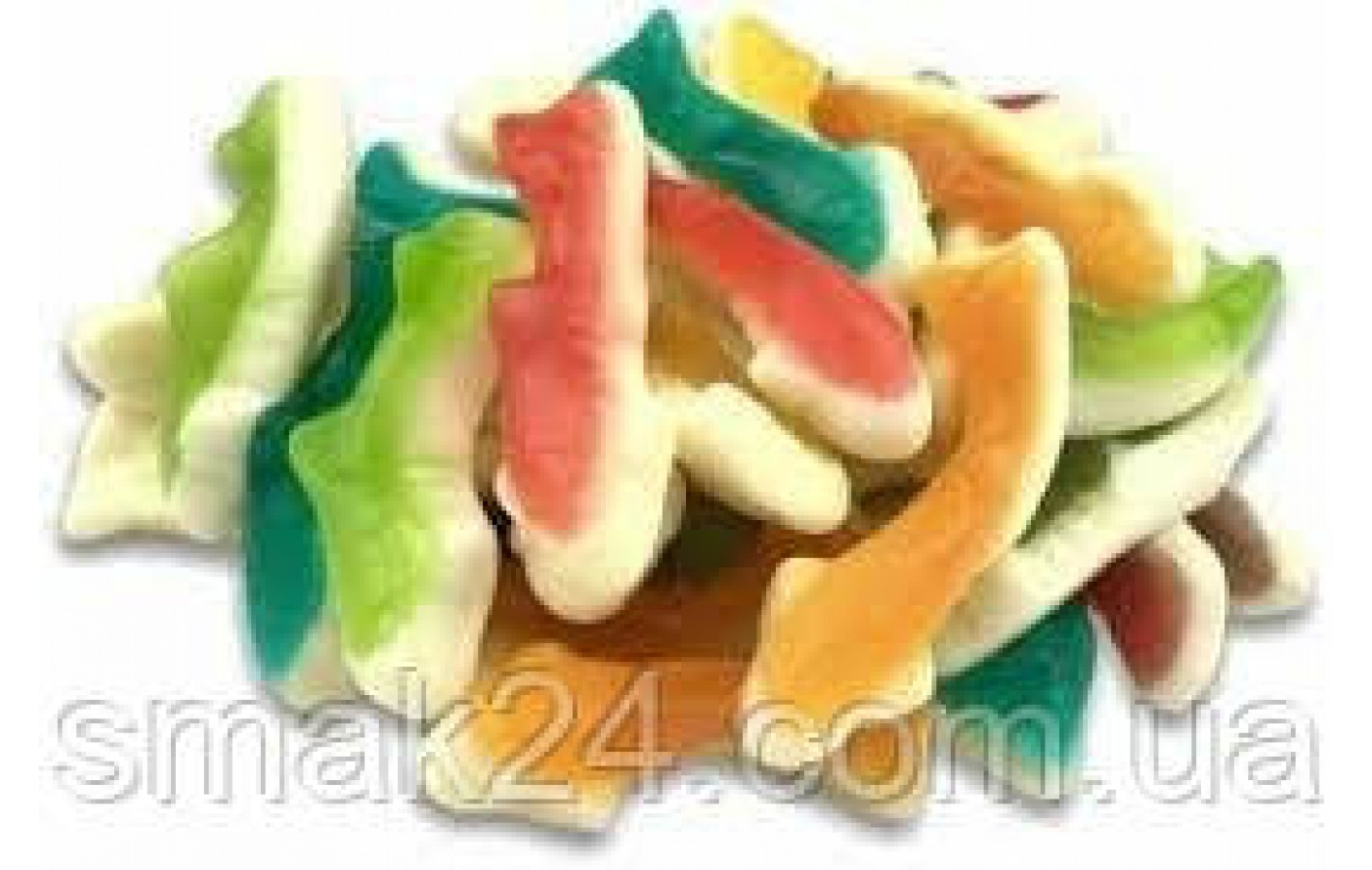 Желейні цукерки БЕЗ ГЛЮТЕНА І ЛАКТОЗИ Jelly Mania Sharks Gummies Jake 100 г Іспанія