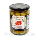 Оливки зеленые с красным перцем БЕЗ ГЛЮТЕНА Bernal Gourmet Red Papper stuffed Olives 436г Испания