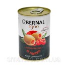 Оливки зеленые фаршированные перцем  БЕЗ ГЛЮТЕНА Bernal Aceitunas rellenas de pimiento 292г Испания
