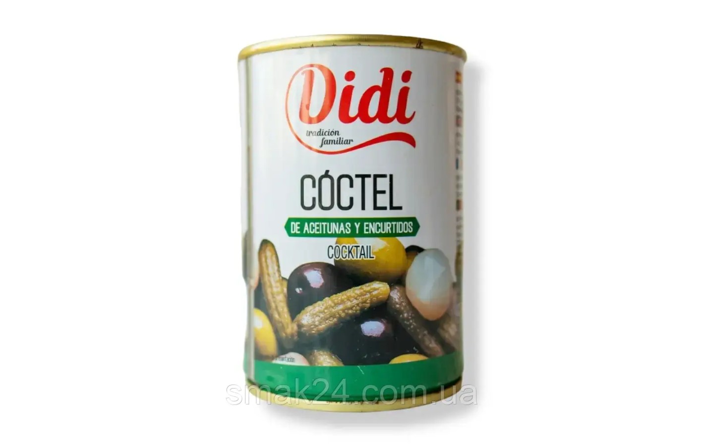 Оливки-коктейль з корнішонами та цибулею DiDi Coctel De Aceitunas y Encurtidos 280г Іспанія