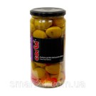 Оливки коктейль Гигант без косточки с чесноком и паприкой Corbi  Gorbal  700/325 г Испания