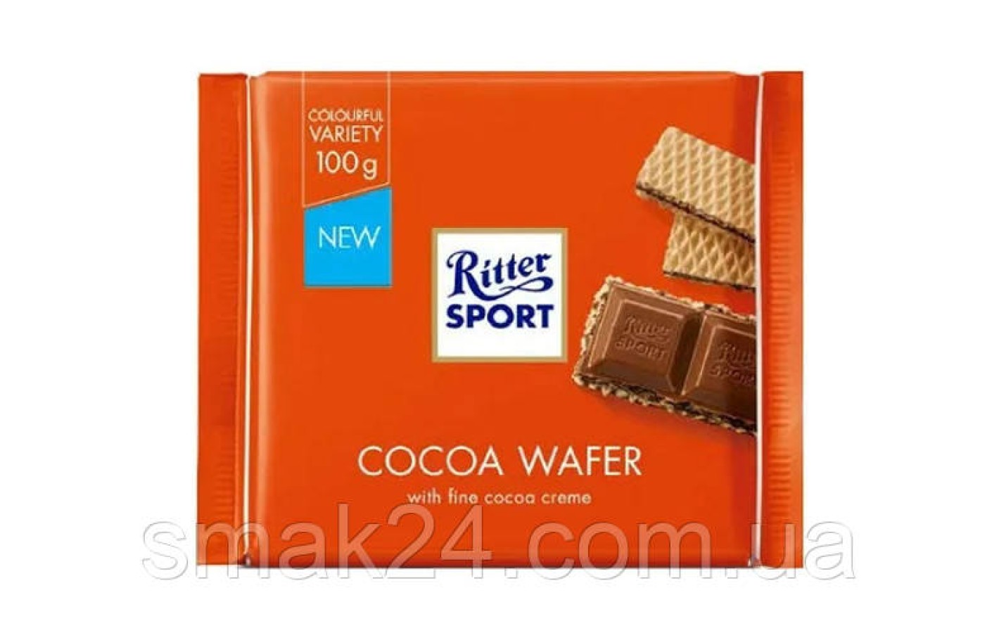 Шоколад Ritter Sport COCOA WAFER Германия 100г