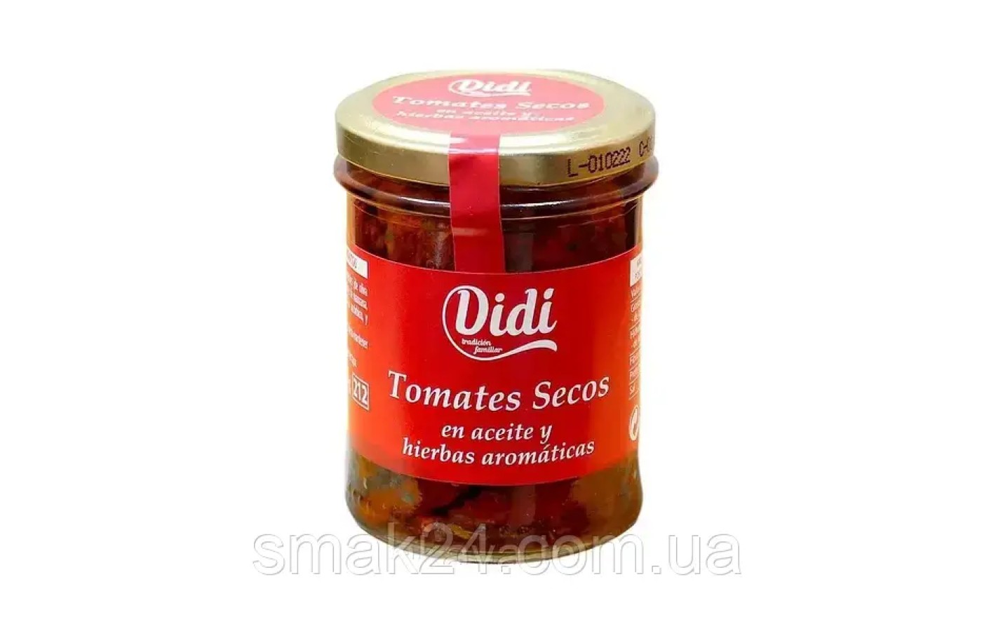 Вяленые помидоры в масле с ароматными травами Didi Tomates Secos 190г Испания