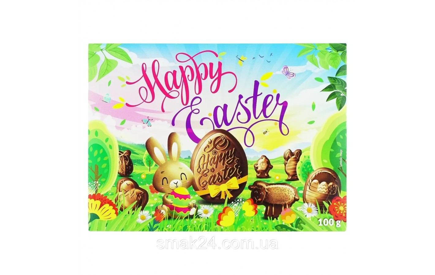 Шоколад молочный фигурный Happy Easter Only 100г Австрия