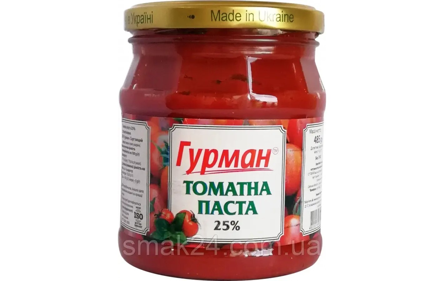 Томатная паста  25% Гурман 465г Украина