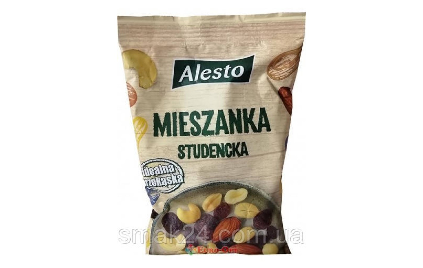 Смесь орехов и сухофруктов Alesto Mieszanka Studencka 200г Польша