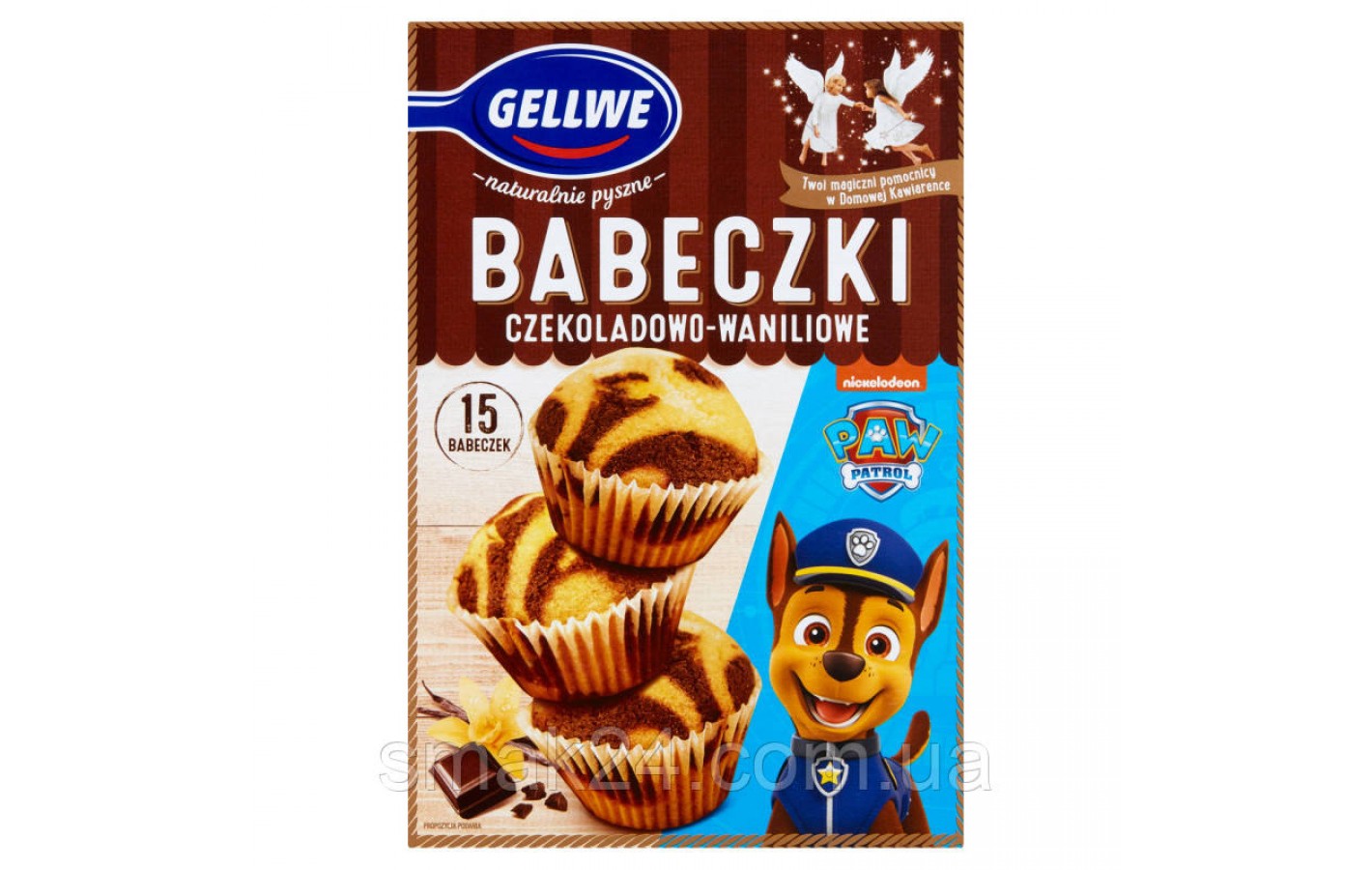 Суміш для шоколадних кексів Gellwe Babeczki czekoladowe 300г Польща