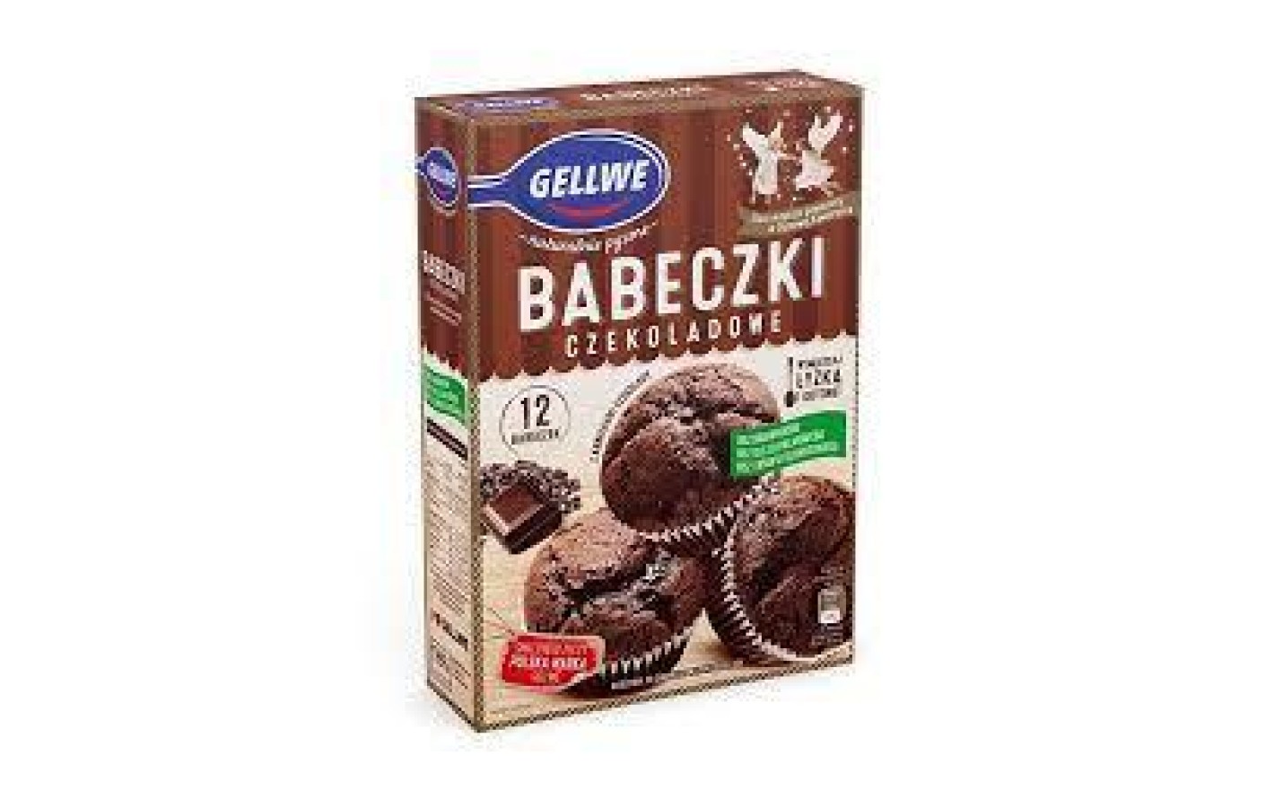 Суміш для шоколадних кексів Gellwe Babeczki czekoladowe 300г Польща