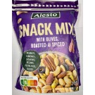 Горіховий мікс з оливками та спеціями Alesto Snack Mix With Olives, roasted&spiced 200г Польща