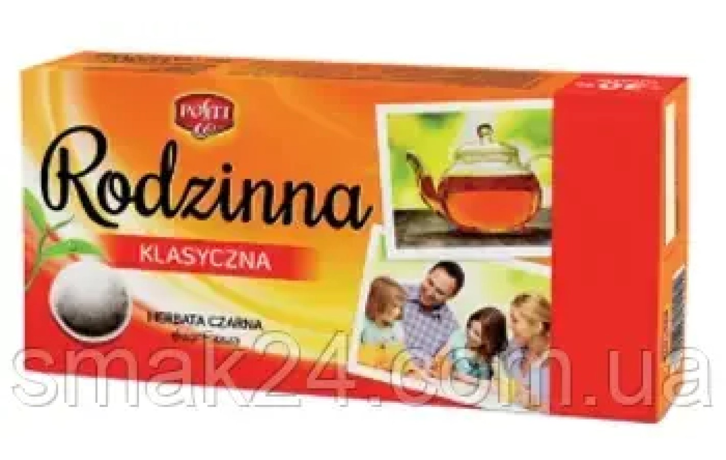 Чай черный  Классический пакетированный  Posti Rodzinna Klasyczna (80 шт х 1,4г) 112г Польша