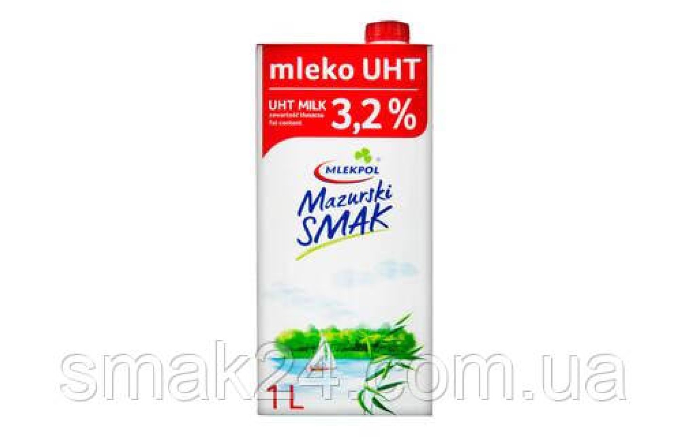 Молоко 3.2% жир.Mlekpol  Mleko   1л Польша