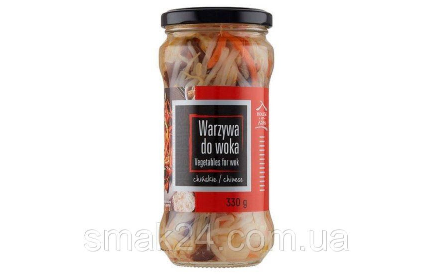 Микс хрустящих овощей для WOKa Warzywa do Woka House of Asia 330г Польша