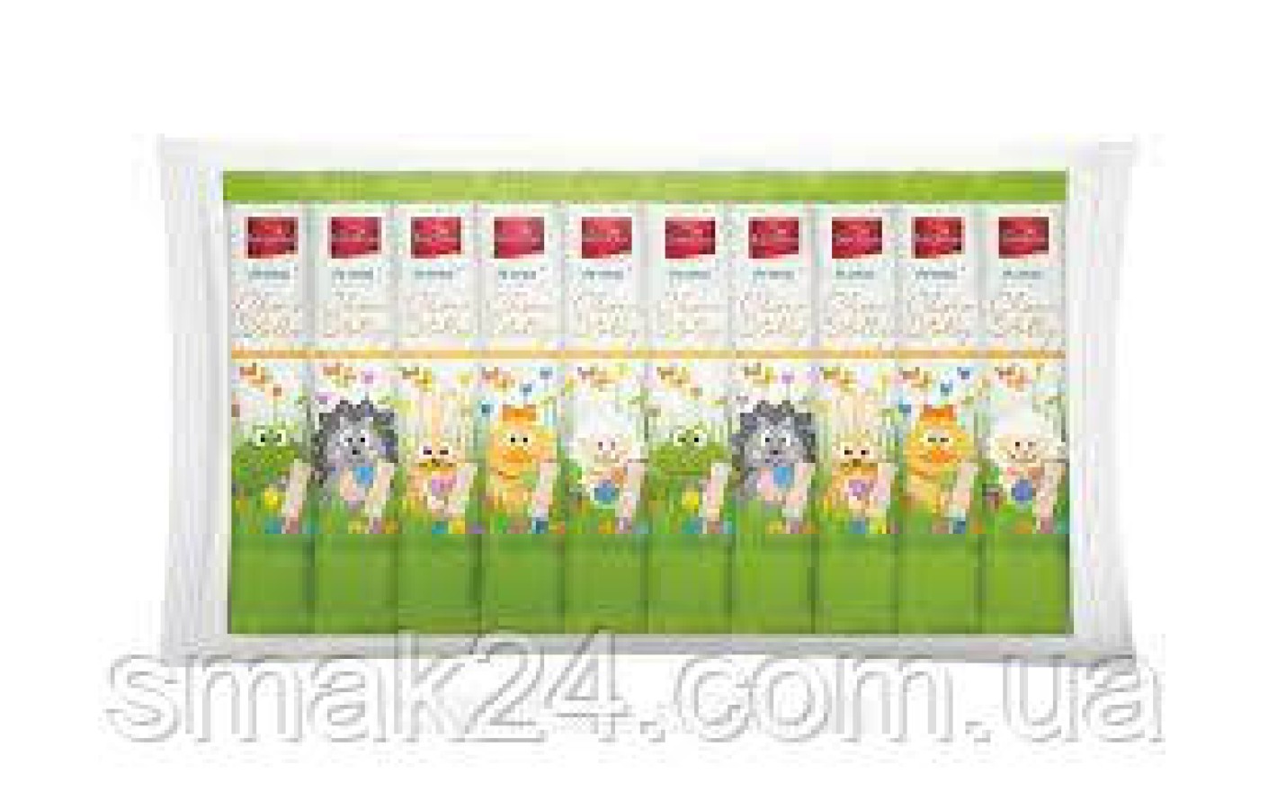 Шоколадный (бело-молочный) Зайчик на палочке Schoko Lolli Favorina Германия 15г