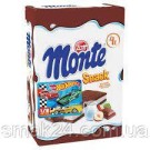 Бисквитно-ореховое пирожное с молочношоколадной начинкой Zott Monte Snack (4x29г) 116г Германия