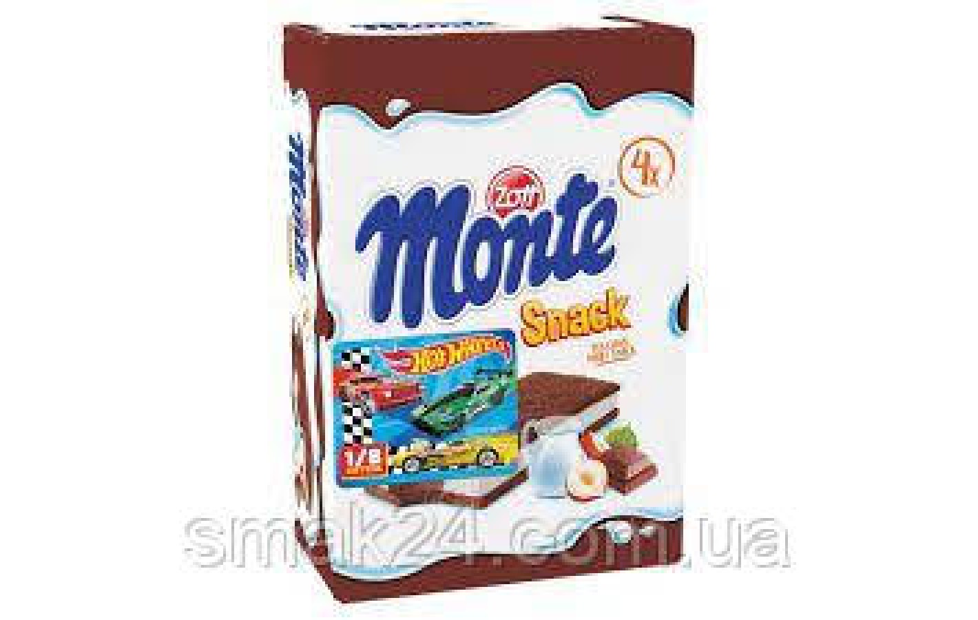 Бисквитно-ореховое пирожное с молочношоколадной начинкой Zott Monte Snack (4x29г) 116г Германия