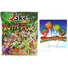 Льодяники на паличці БЕЗ ГЛЮТЕНА БЕЗ ЛАКТОЗИ БЕЗ ЖОРІВ Frutti-Pops Jake 1 шт 7 г Іспанія