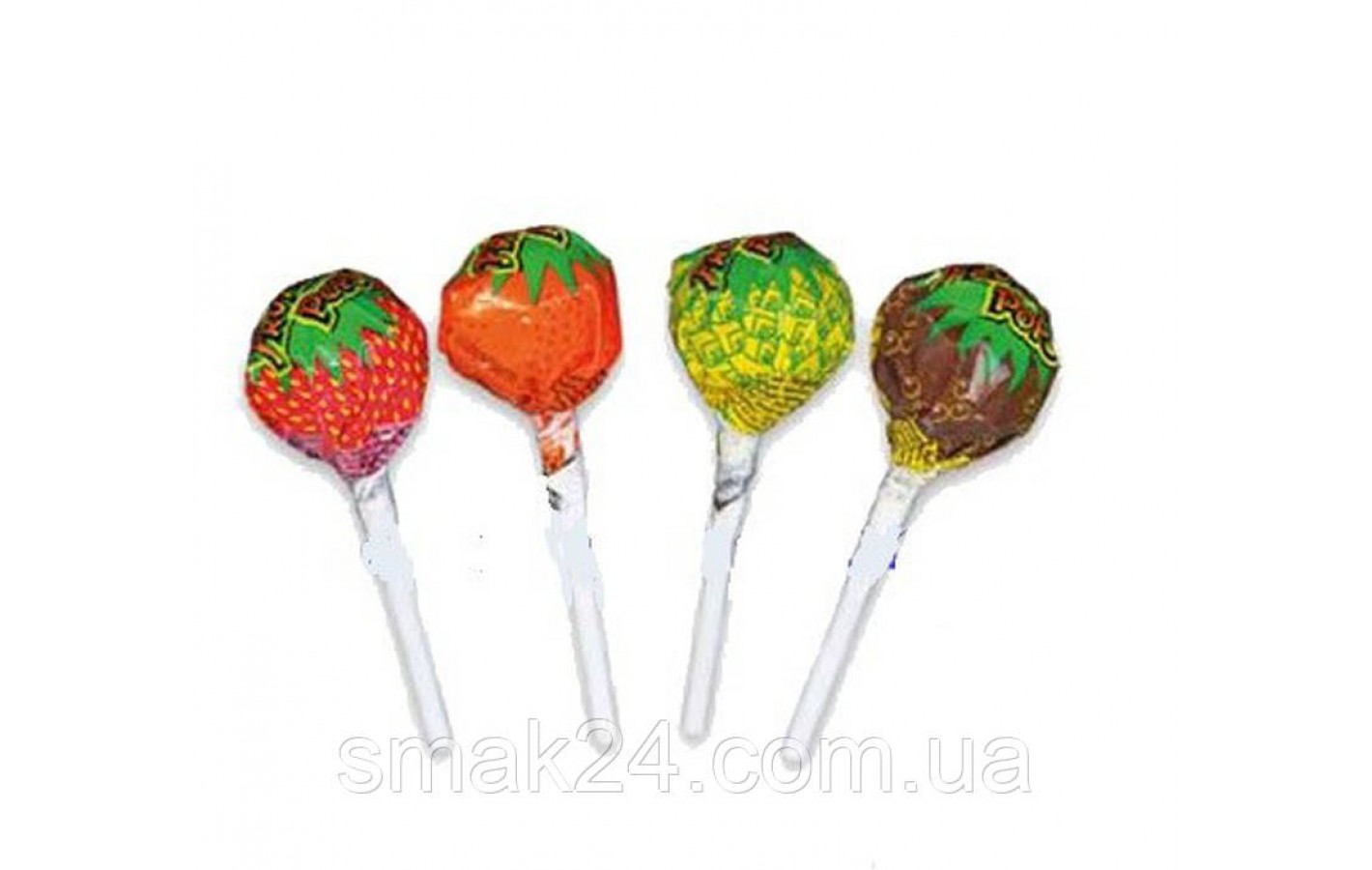 Льодяники на паличці БЕЗ ГЛЮТЕНА БЕЗ ЛАКТОЗИ БЕЗ ЖОРІВ Frutti-Pops Jake 1 шт 7 г Іспанія