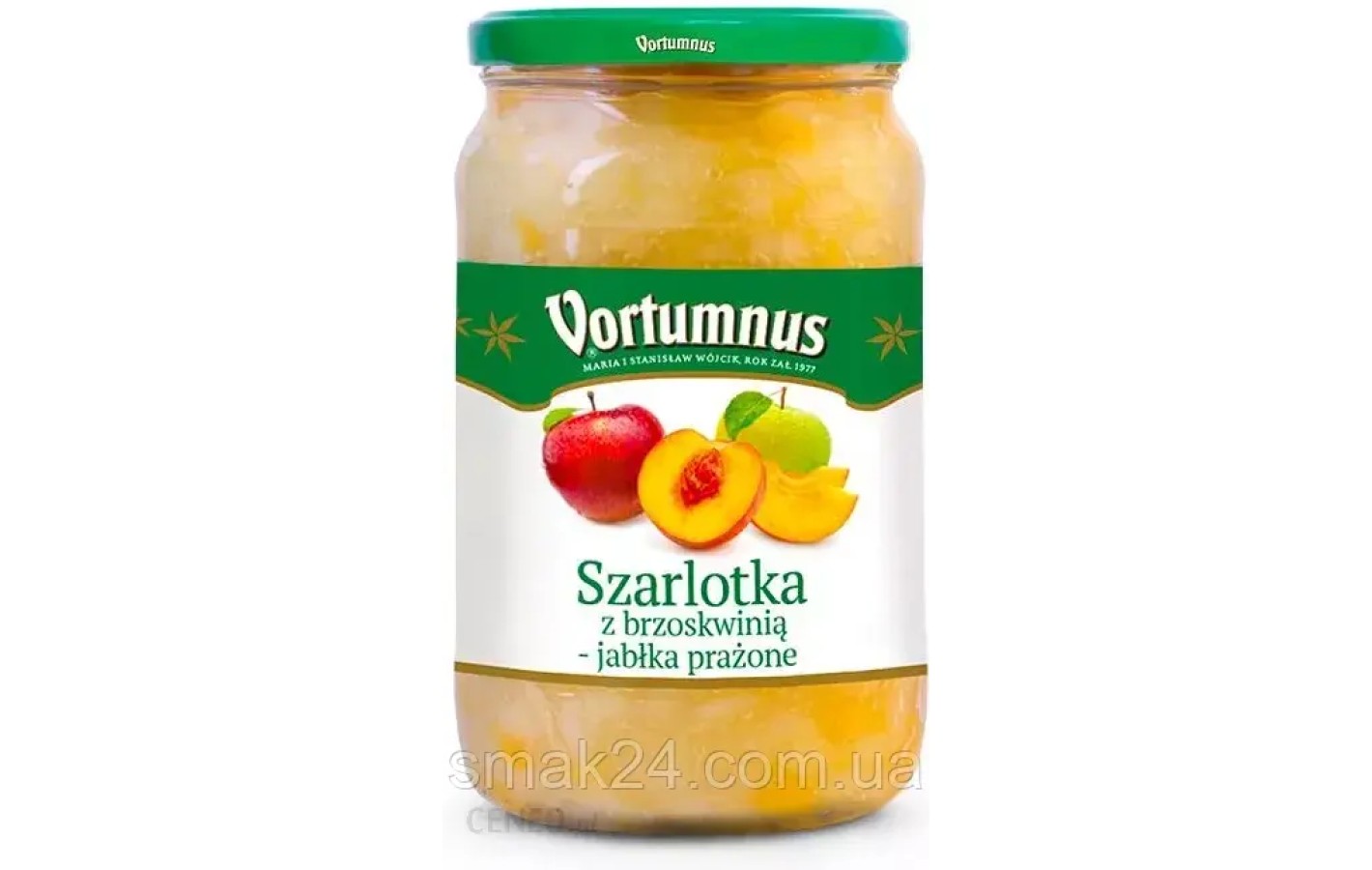 Яблука з персиком смажені (пічені) Vortumnus Szarlotka jablka prazone z brzoskwinia 780г Польща