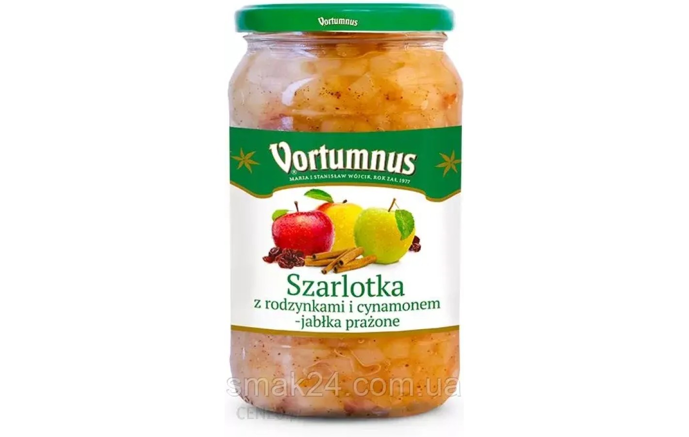 Яблука печені з родзинками та корицею Vortumnus Szarlotka jablka prazone 780 г Польща