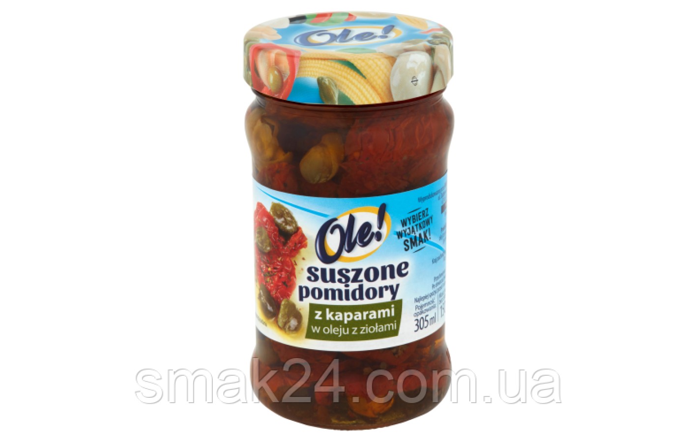 В'ялені помідори в олії з каперсами Ole Suszone pomidory 270г Польща