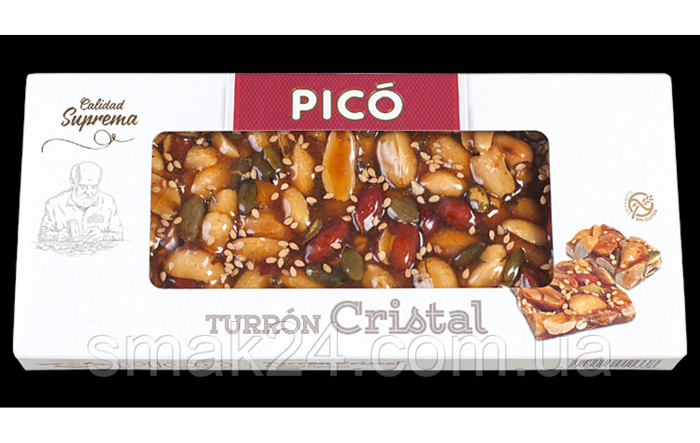 Туррон з горіхами PICO Turron CRISTAL 150 г Іспанія
