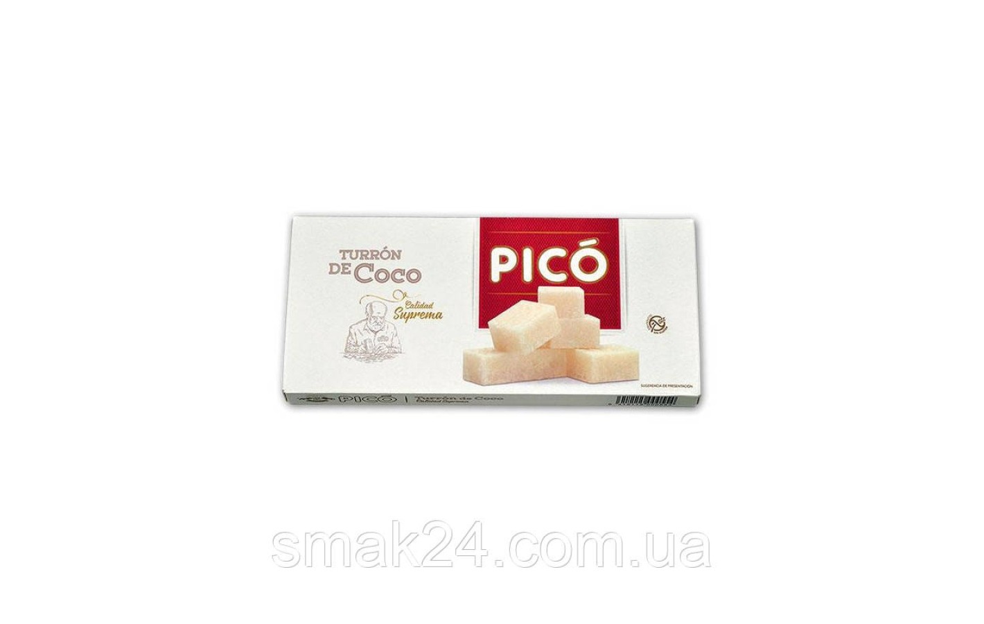 Туррон кокосовый без глютена Turron de Coco Pico. Испания 200г