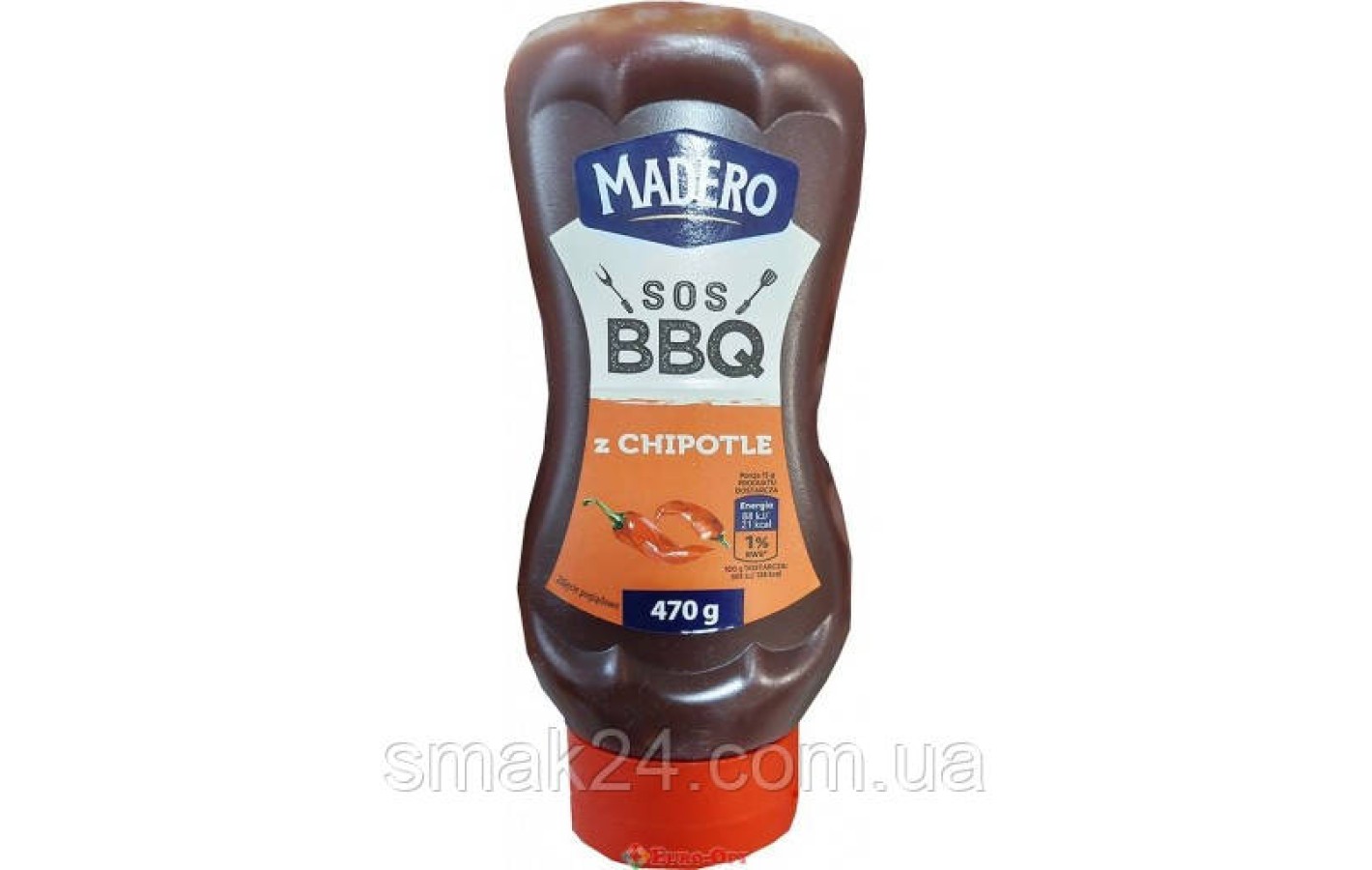 Соус с копченым перцем Чили Madero Sos BBQ z Chipotle 470г Польша