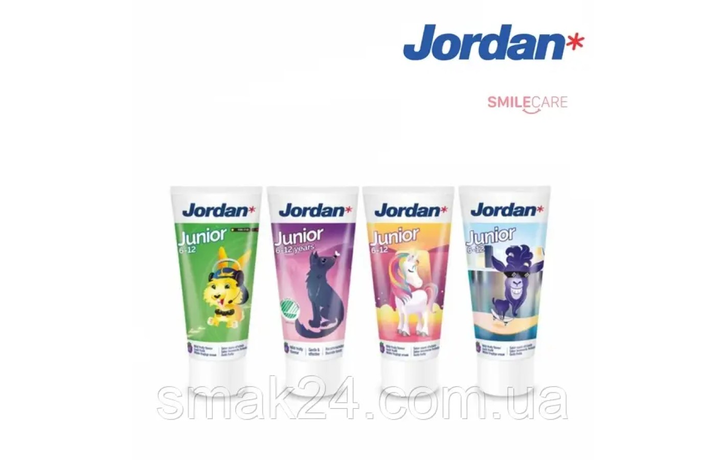 Детская зубная паста 6-12 лет Jordan Junior 75мл Швеция