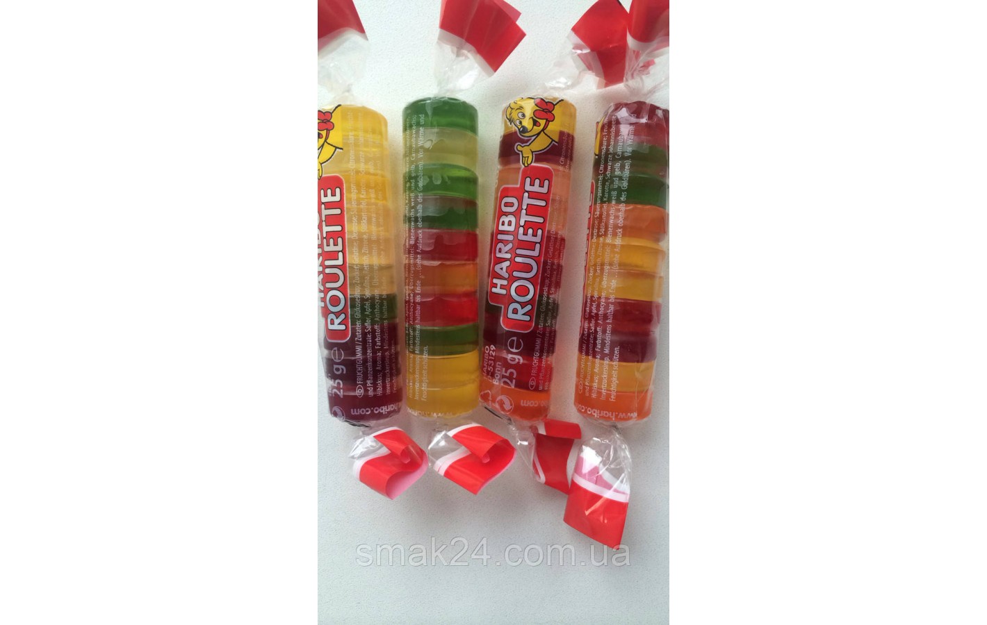 Желейні цукерки Haribo Roulette Німеччина 25 г