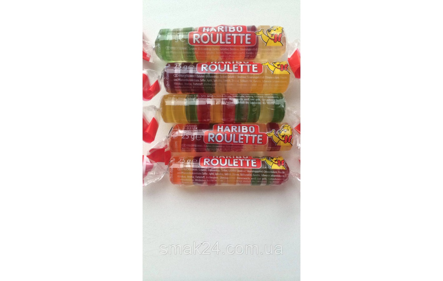 Желейні цукерки Haribo Roulette Німеччина 25 г