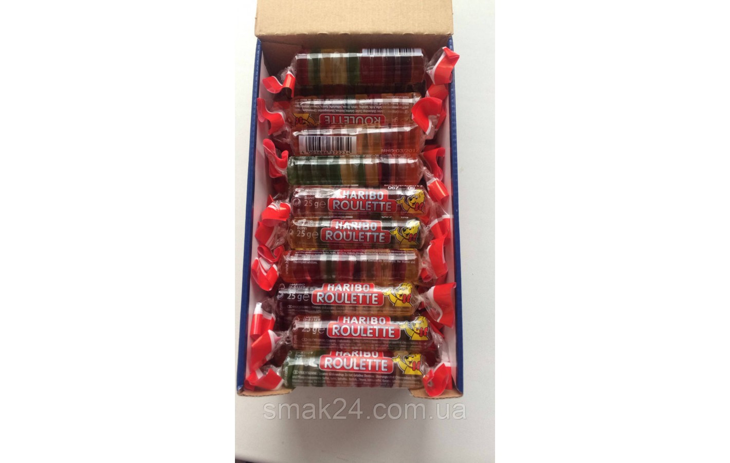 Желейные конфеты Haribo Roulette Германия 25г