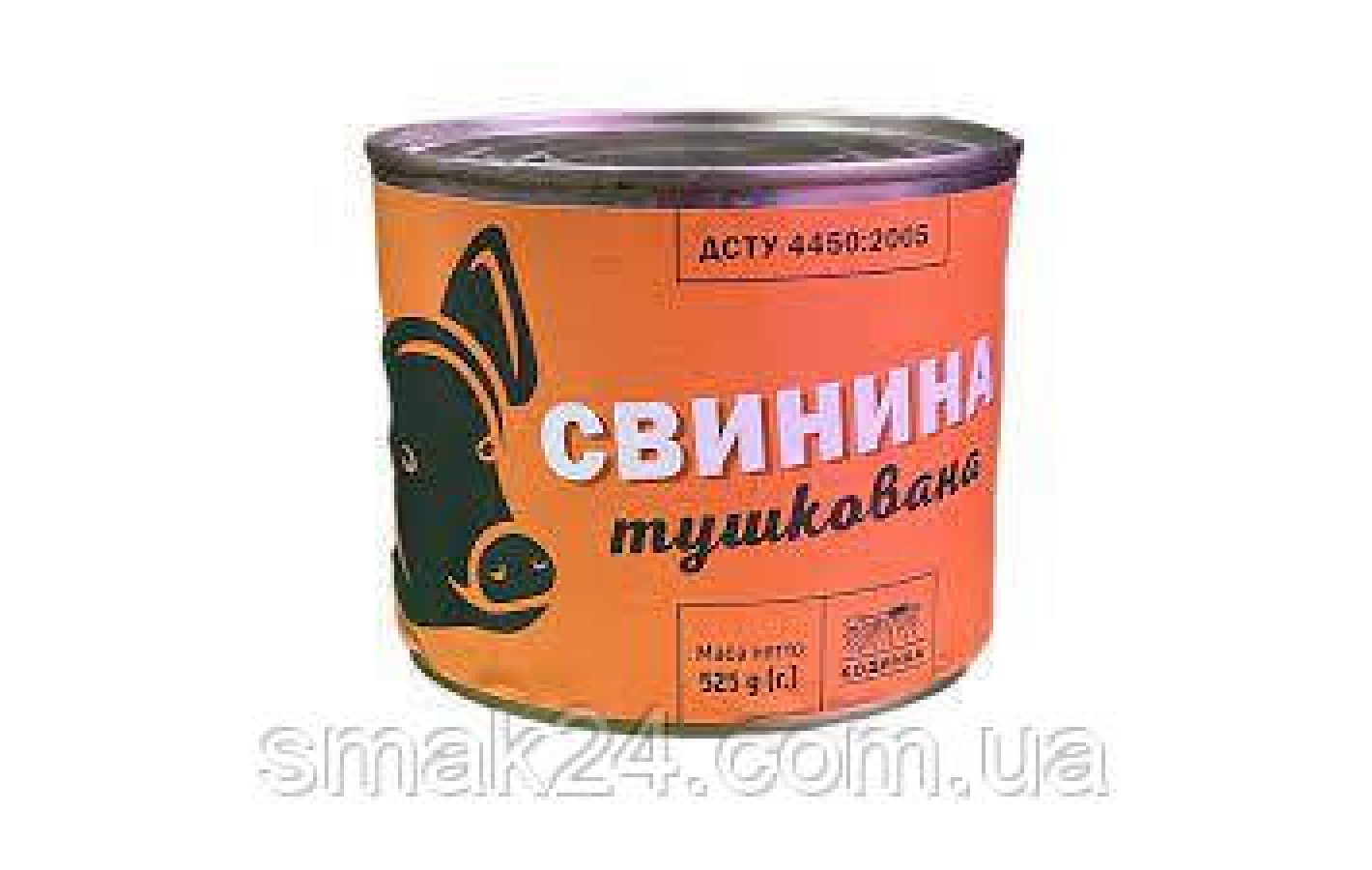 Тушенная свинина кусковая ТМ Кодинка 525г Украина