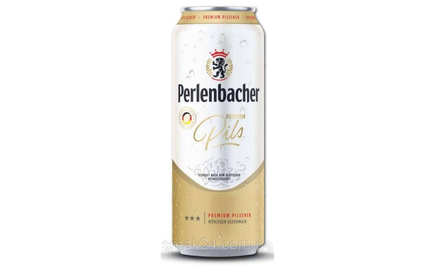 Пиво светлое Perlenbacher Pils Premium 4,9% 0.5л Германия