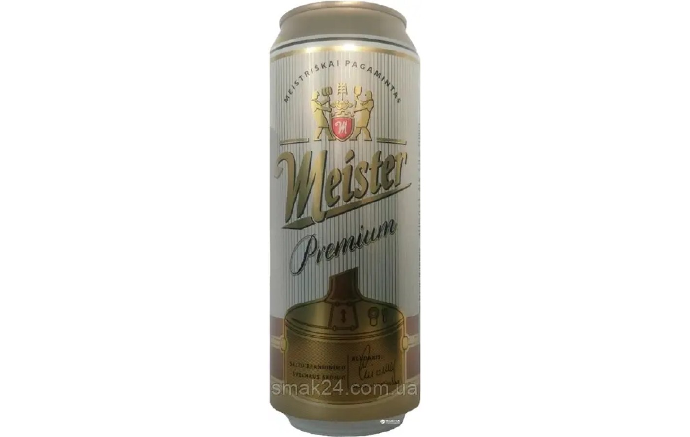 Пиво светлое фильтрованное Meister Premium 5% 0.5л Литва