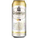 Пиво светлое фильтрованное Grunberger Lager 5.0% 0.5л Литва