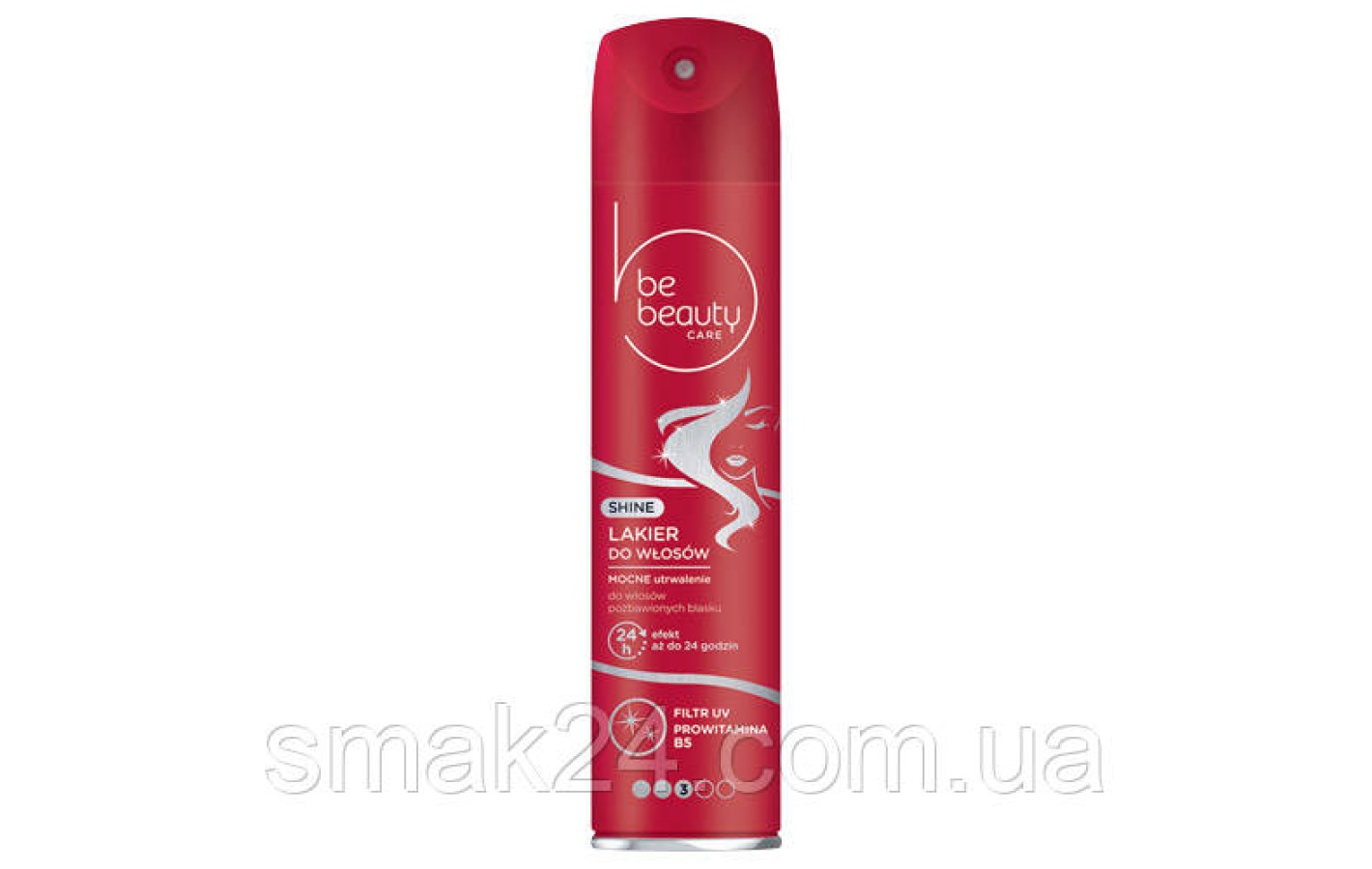Лак для волос с провитамином В5 Be Beauty Shine 250мл Польша
