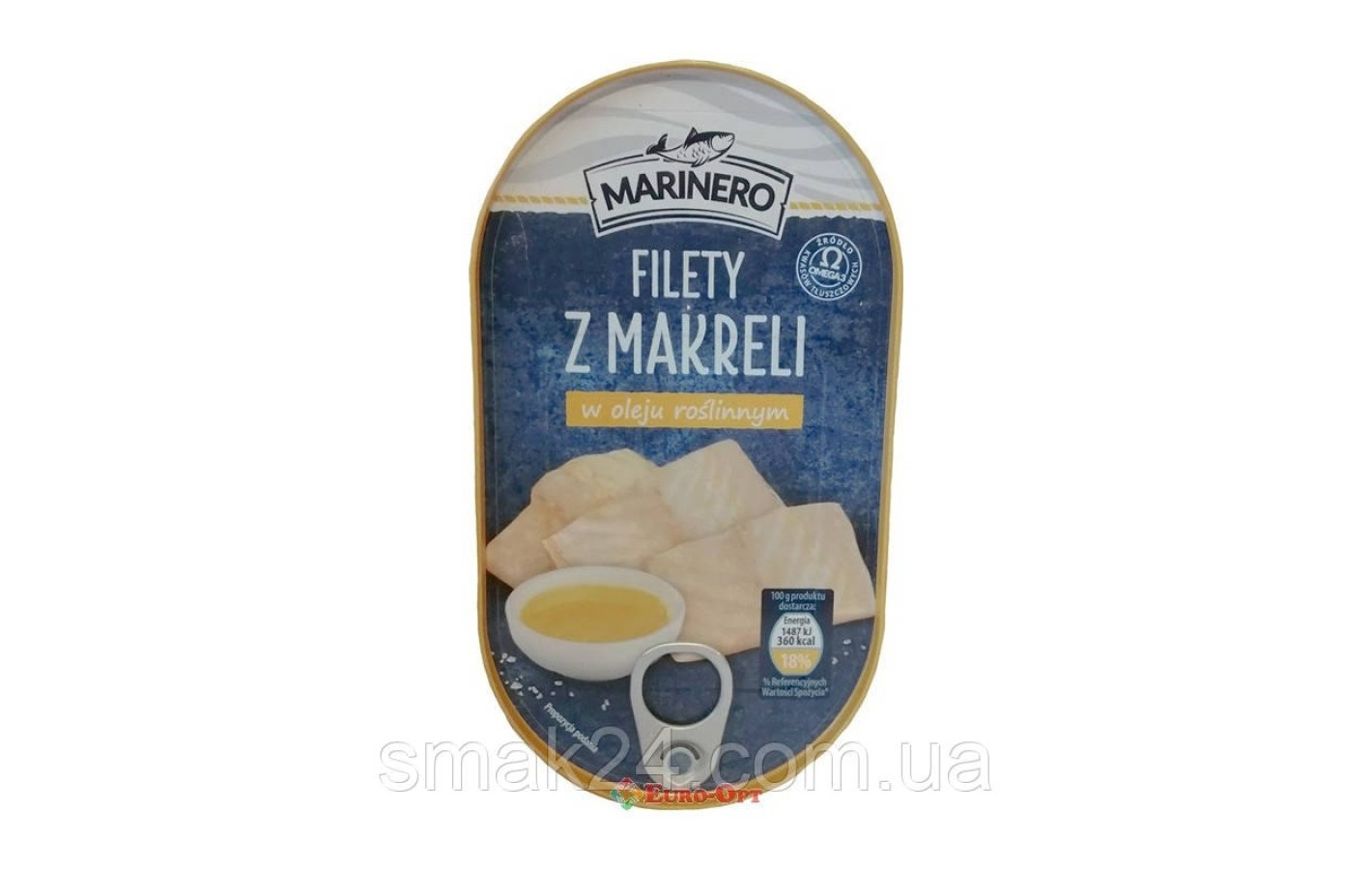 Филе макрели (скумбрии) в растительном масле Marinero Filety z makreli w oleju roslinnym 170г Польша