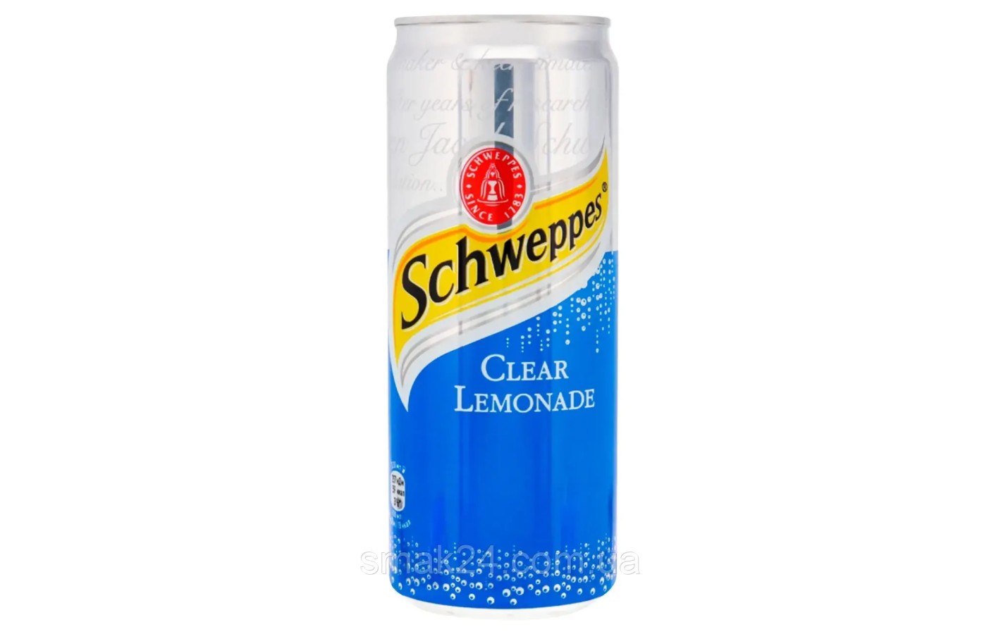 Напиток газированный Schweppes Clear Lemonade 330мл ж/б