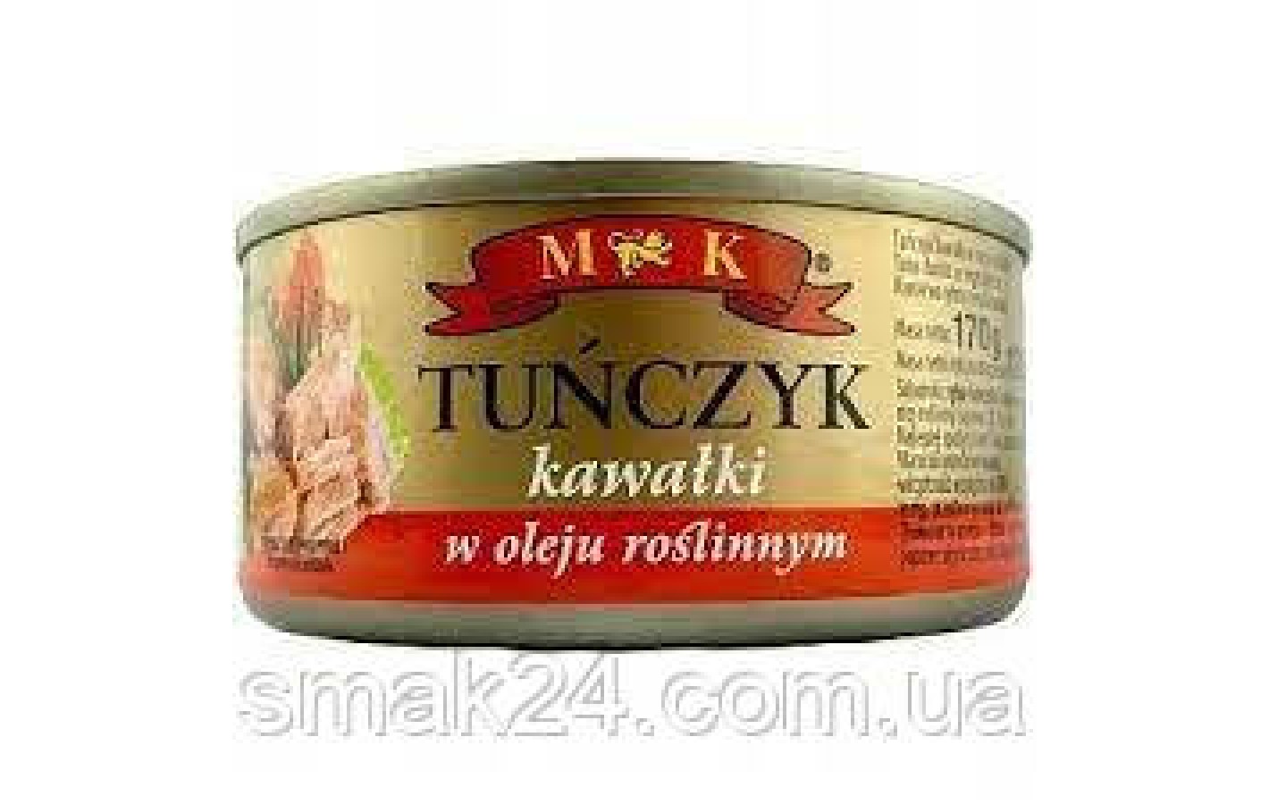 Тунец кусочками в подсолнечном масле Tunczyk kawalki MK 170г Польша