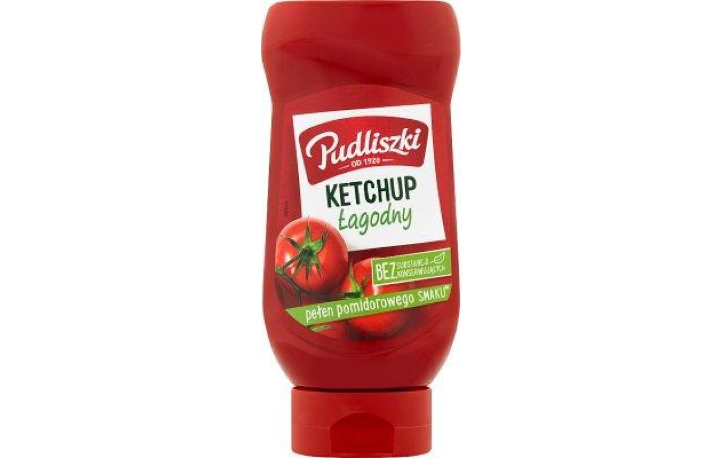 Кетчуп Ніжний БЕЗ КОНСЕРВАНТОВ Ketchup Lagodny Pudliszki 480г Польща