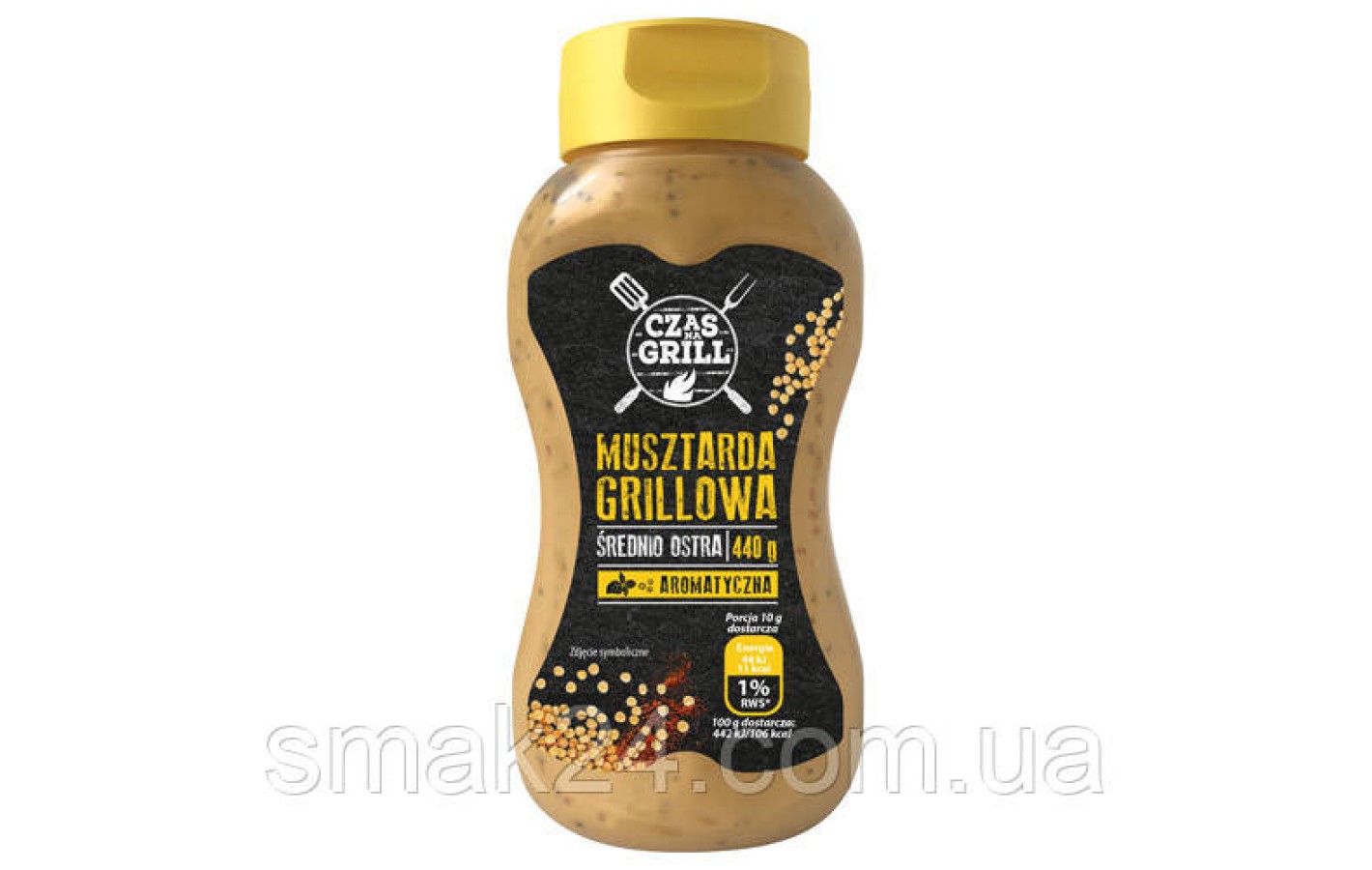 Муштарда горчица для гриля нежная Czas Grill Musztarda Grillowa 440г Польша