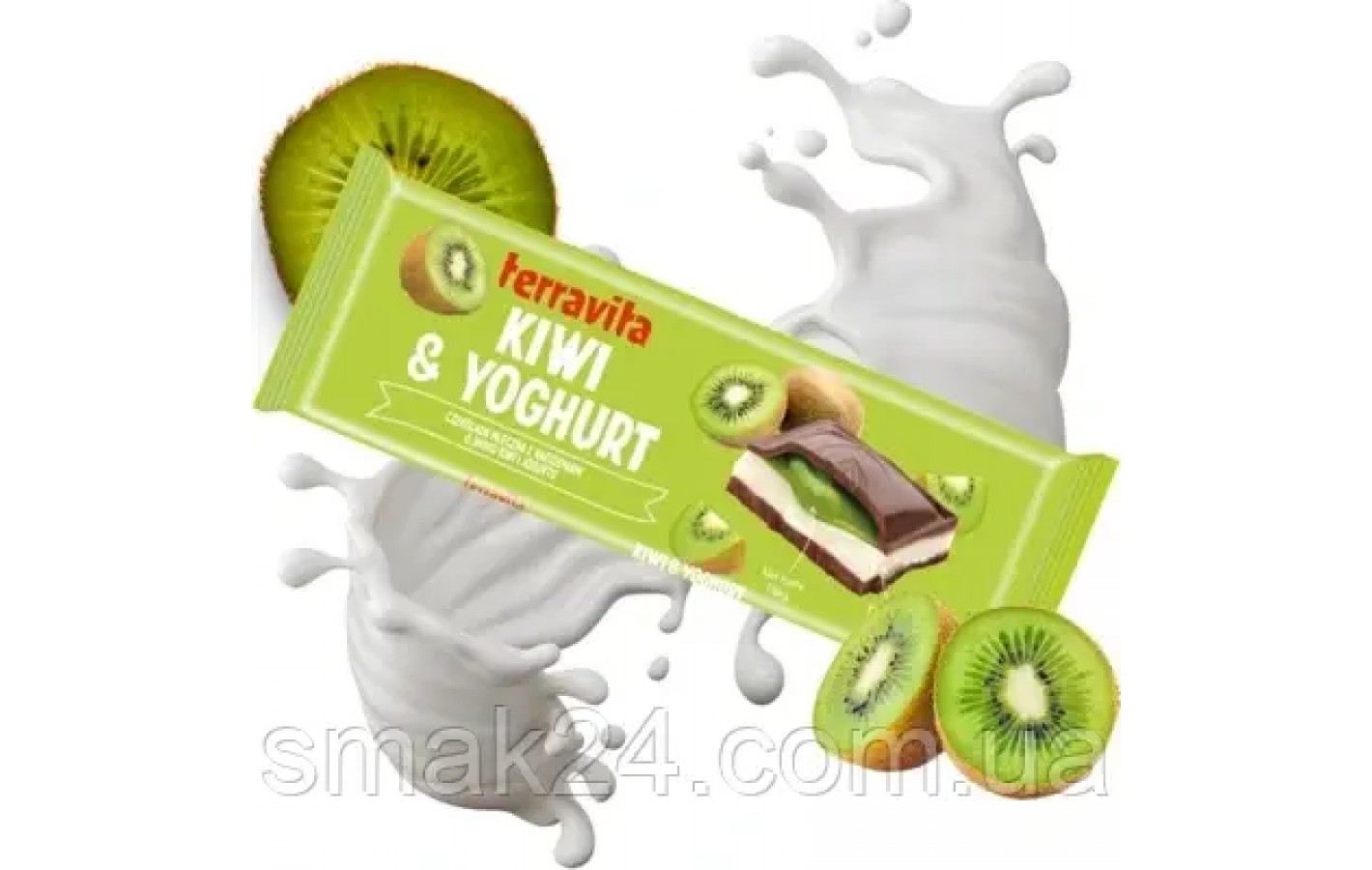 Шоколад молочний із бананом і карамеллю Terravita Banana & Toffee 235 г Польща