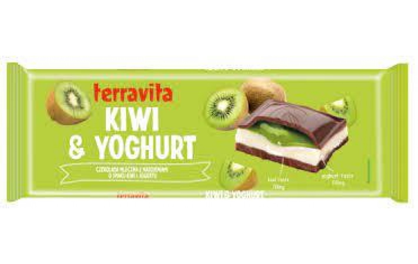 Шоколад молочний із бананом і карамеллю Terravita Banana & Toffee 235 г Польща