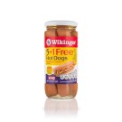 Сосиски копчені з м'яса птиці та свинини в розсолі Wikinger Hot Dogs 380г/240г Німеччина