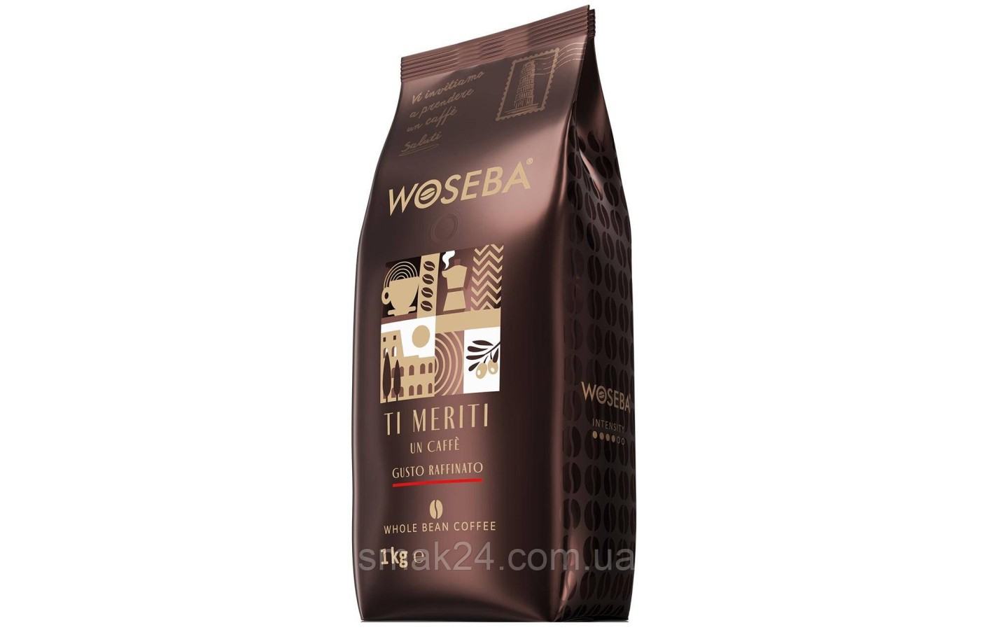 Кофе в зернах Woseba Ti Meriti crema e aroma 1кг Польша