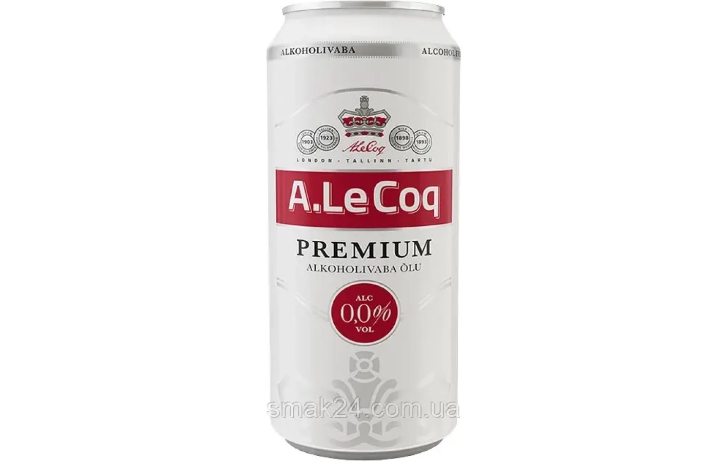 Пиво светлое фильтрованное безалкогольное A.Le Coq Premium 0% 0.5л Эстония
